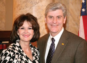Jan Collins and Lt. Governor Phil Bryant